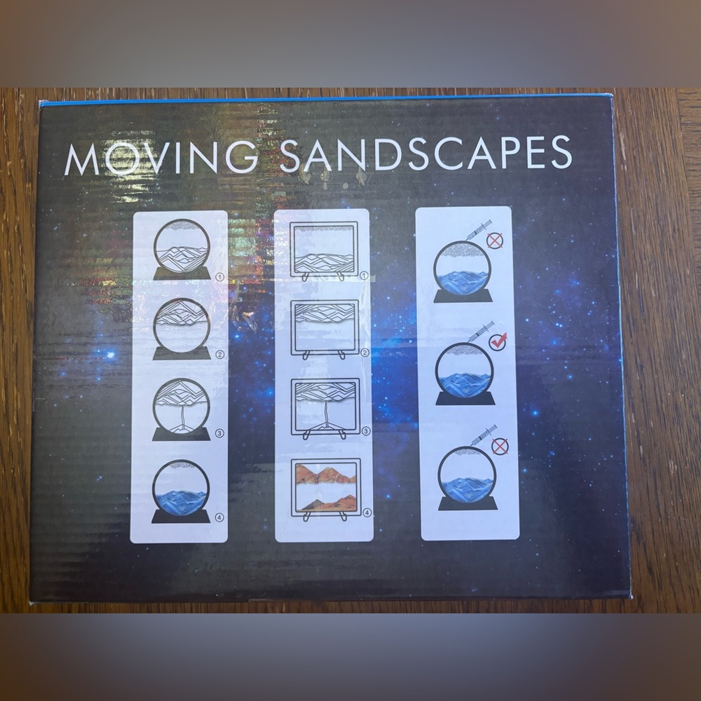 Moving Sandscapes Globe - Picture 2 of 3